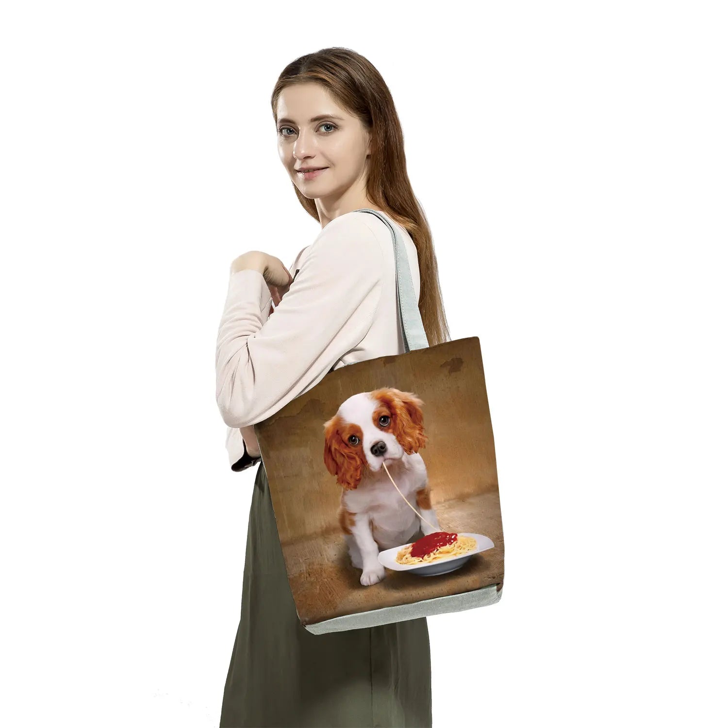 Animal Print Shopper Bag Women Handbags Office Shoulder Bags