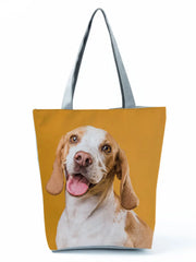 Animal Print Shopper Bag Women Handbags Office Shoulder Bags