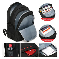 High Capacity Backpack Oxford Travel Bag Men Women Student Laptop Bag