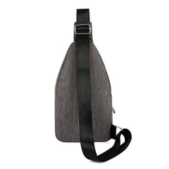 Canvas Crossbody Bag 30x17cm Travel Chest Bag Organizer Shoulder Bag