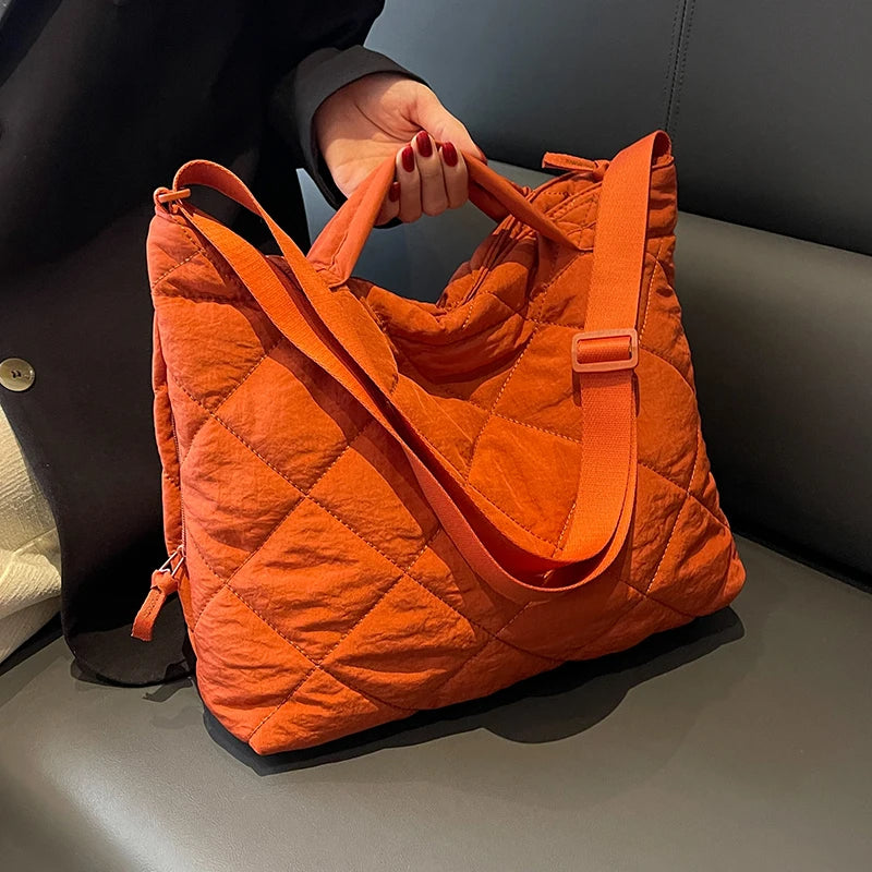 Women's Winter Crossbody Tote Bag High Capacity Cloth Handbags