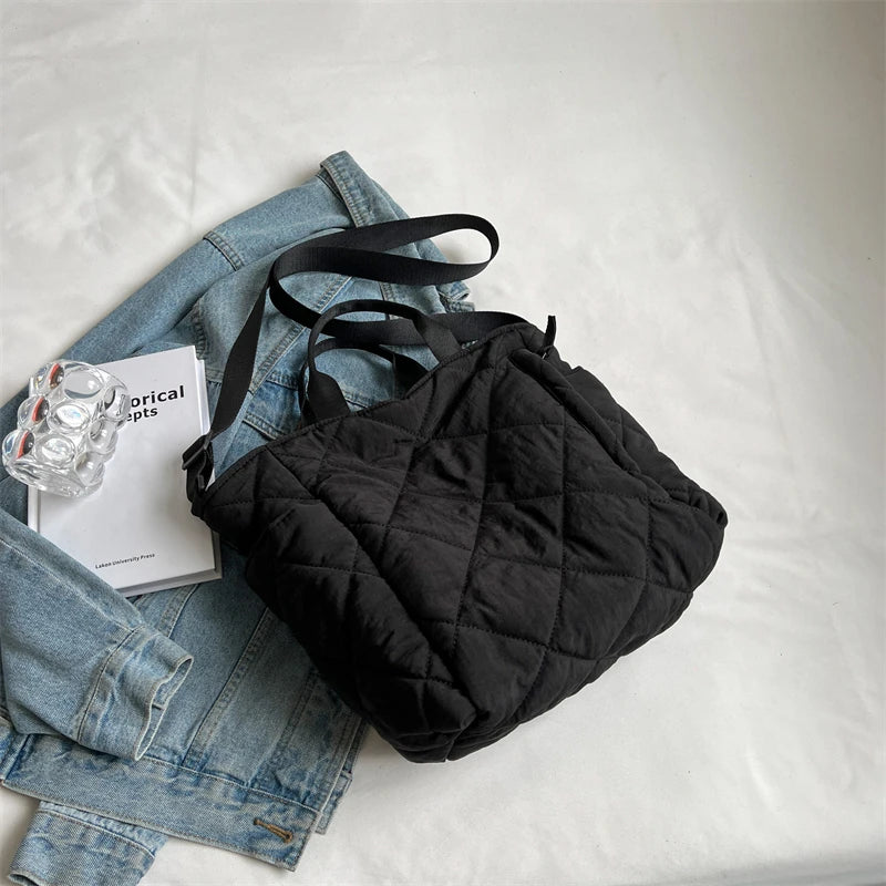 Winter Women's High Capacity Shoulder Bag - Big Tote for Shopping