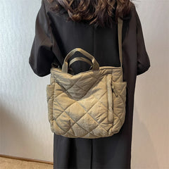 Winter Women's High Capacity Shoulder Bag - Big Tote for Shopping