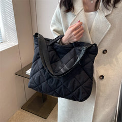 Women's Winter Crossbody Tote Bag High Capacity Cloth Handbags