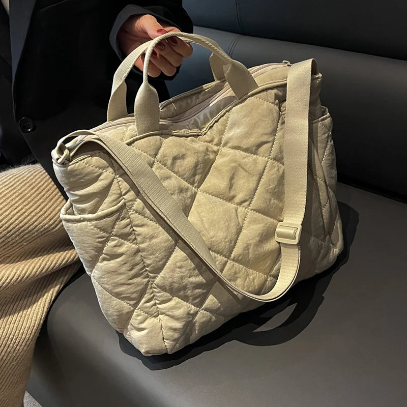 Winter Women's High Capacity Shoulder Bag - Big Tote for Shopping