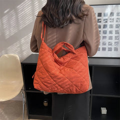 Women's Winter Crossbody Tote Bag High Capacity Cloth Handbags