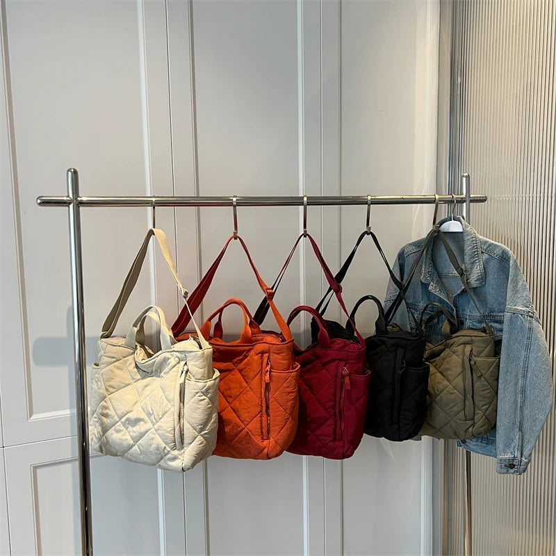 Winter Women's High Capacity Shoulder Bag - Big Tote for Shopping