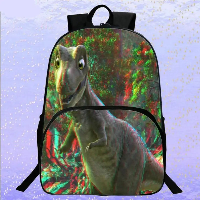 3D Printing Dinosaur Boys And Girls Backpack Schoolbag