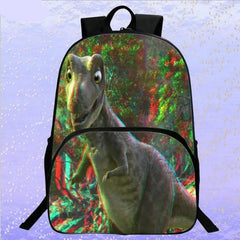 3D Printing Dinosaur Boys And Girls Backpack Schoolbag