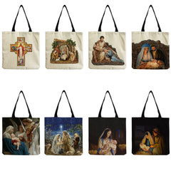 Foldable Eco Friendly Side Bag For Women Holy Mom Handbag