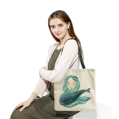 Whale Sea Eco Friendly Shoulder Handbag Beach Tote Bag