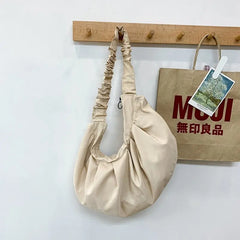 High Capacity Half Moon Crossbody Bags For Women Summer Light Shoulder Bag