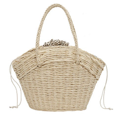 Summer Shoulder Handbags High Capacity Totes for Women Picnic Bucket Purses