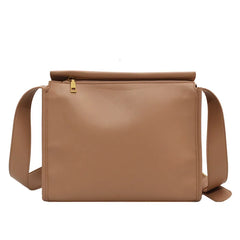 High Capacity PU Leather Shoulder Bags for Women Solid Female Crossbody Bag Hand
