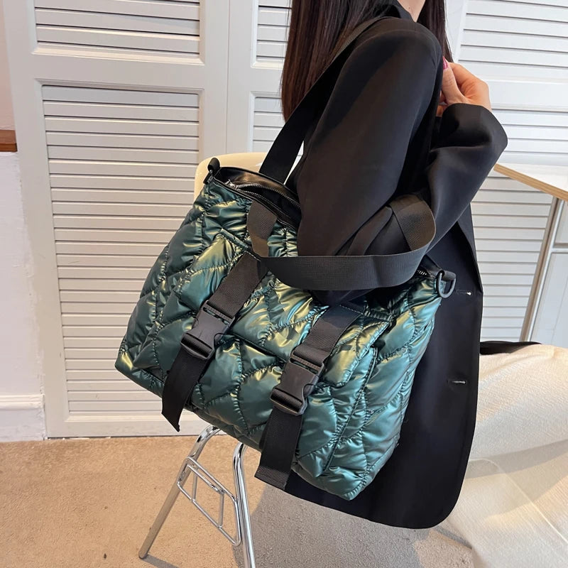 Winter Top Handle Tote Bags for Women, Soft Warm Shoulder Crossbody Bag