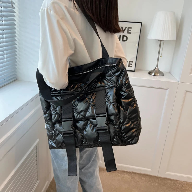 Winter Top Handle Tote Bags for Women, Soft Warm Shoulder Crossbody Bag