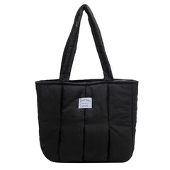 Women's High Capacity Tote Bag Cloth Top Handle Shopper Shoulder Handbag