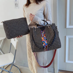 High Capacity Travel Handbags Pu Leather Shoulder Crossbody Bags for Women 2021