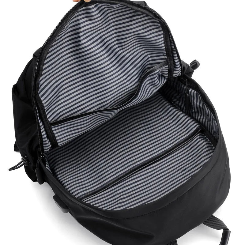 High Capacity Ultralight Backpack For Men USB Charging Laptop Travel Bags