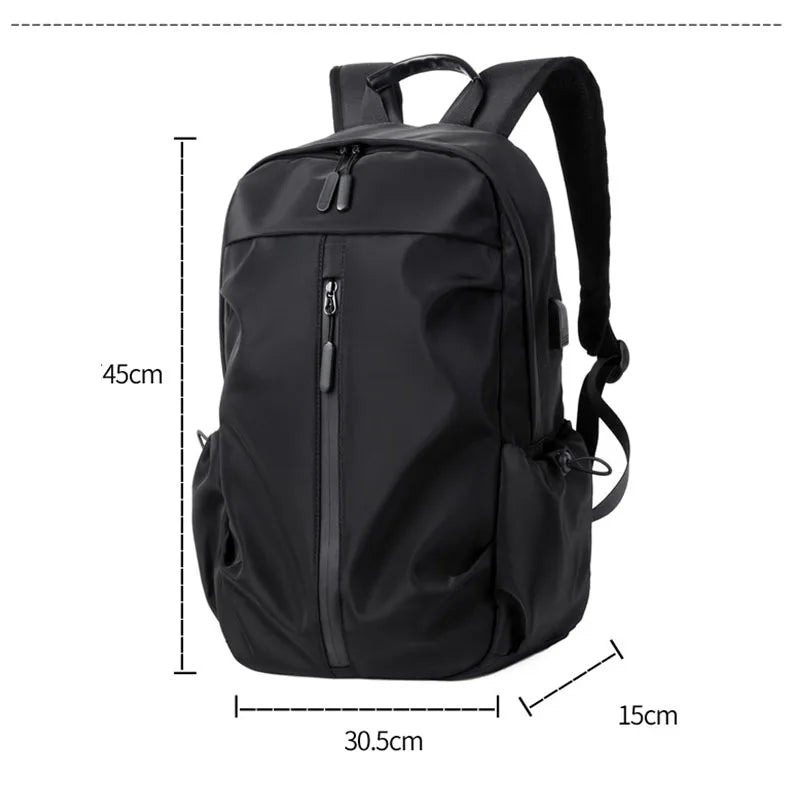 High Capacity Ultralight Backpack For Men USB Charging Laptop Travel Bags