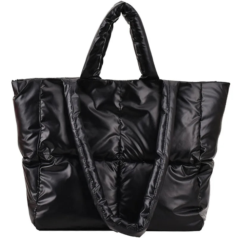Winter Big Tote Handbags Large Purses Women Shoulder Bags