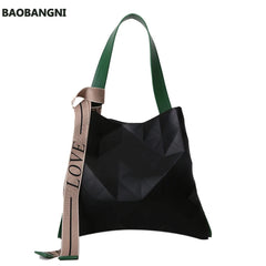 Winter Big Tote Handbags Women Shoulder Bags High Capacity