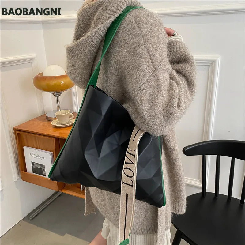 Winter Big Tote Handbags Women Shoulder Bags High Capacity