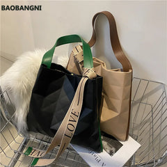 Winter Big Tote Handbags Women Shoulder Bags High Capacity