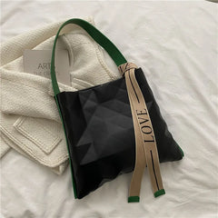 Winter Big Tote Handbags Women Shoulder Bags High Capacity