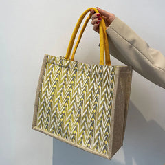 Vintage Houndstooth Shoulder Bag Handbag Casual Women Bag