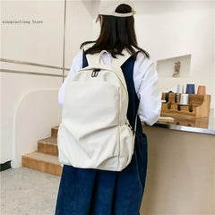 Large Women Travel Backpack for Teenage Girls Solid Casual Bag