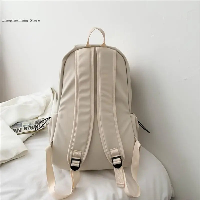Large Women Travel Backpack for Teenage Girls Solid Casual Bag