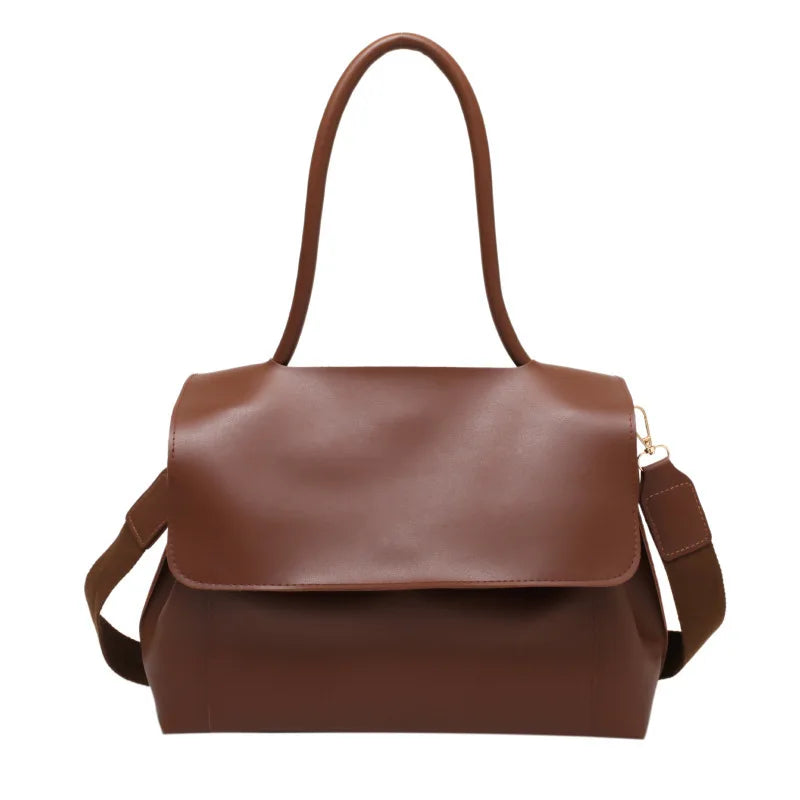 High Capacity Women's Pu Leather Handbag Shopper Tote