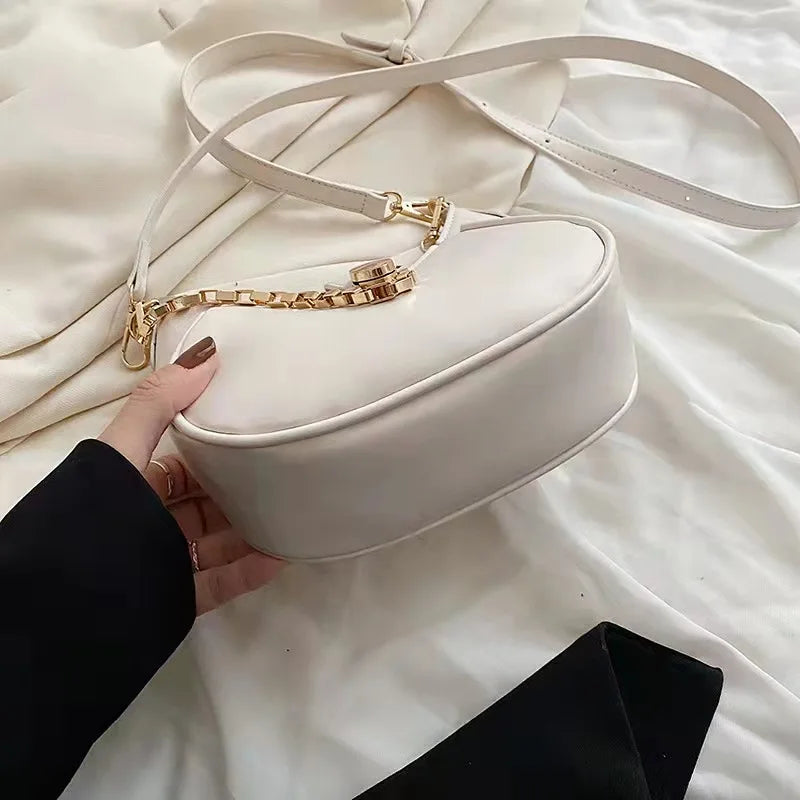 High-End One-Shoulder Underarm Bag Sweet Crescent Bag