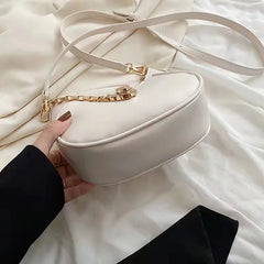 High-End One-Shoulder Underarm Bag Sweet Crescent Bag