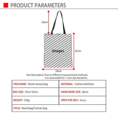 High Heel Lipstick Pattern Women Handbags Folding Fabric Shoulder Tote Bag