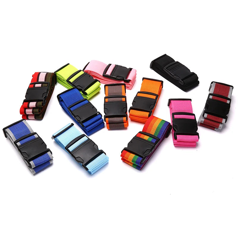 2M Rainbow Password Lock Luggage with Strap