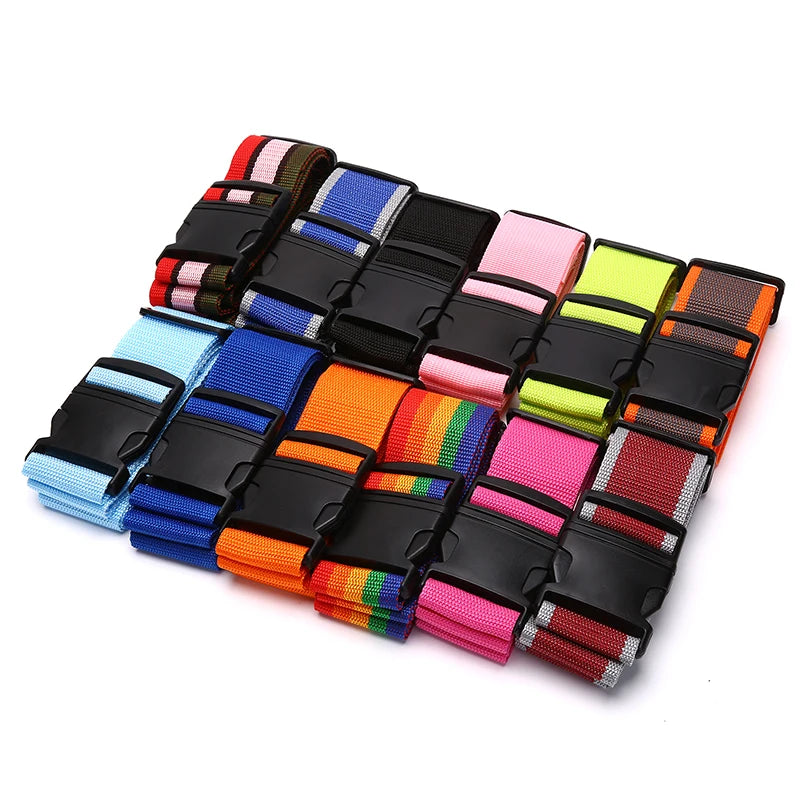2M Rainbow Password Lock Luggage with Strap