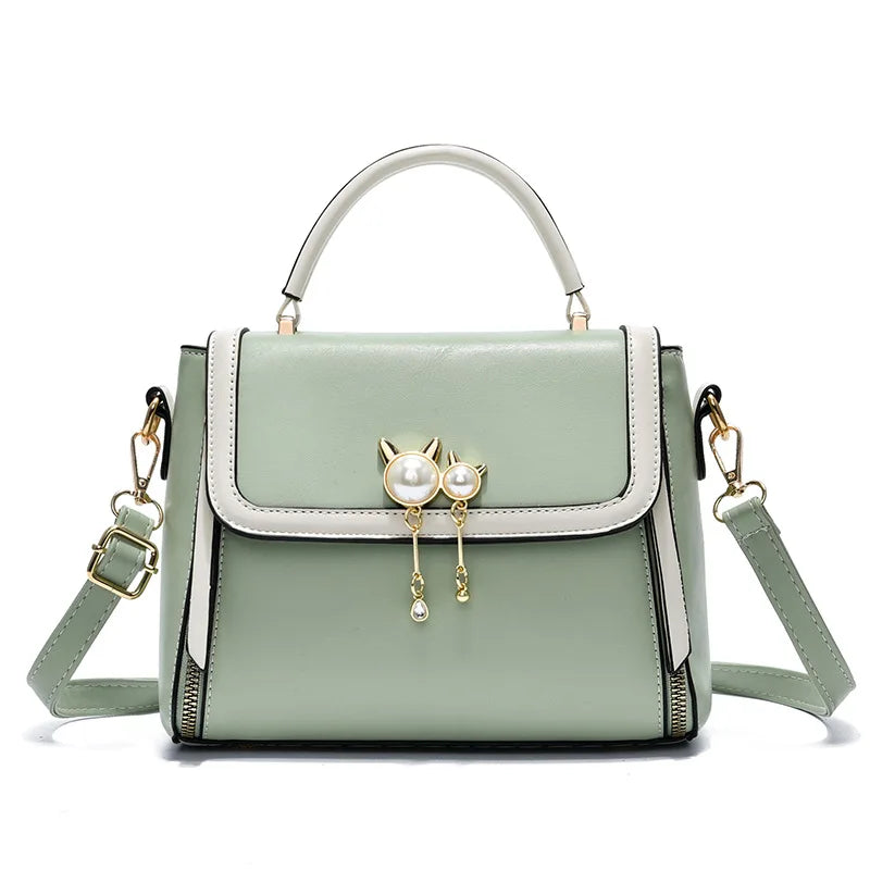 Autumn Selling Handbag Women Small Square Bag Literary Fresh Messenger Bag