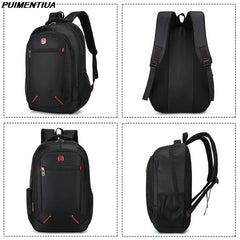 High Backpacks Men Teenage Boys Student School Bag Waterproof Travel Large Cap