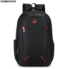 High Backpacks Men Teenage Boys Student School Bag Waterproof Travel Large Cap