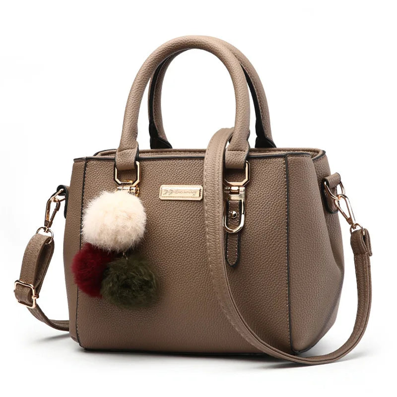 Hairball Handbag Versatile Crossbody Bag for Women