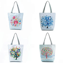 Canvas Beach Tote Bag Casual Lady Handbag Travel Shoulder Bag