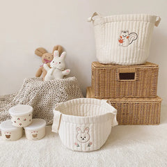 High Bear Rabbit Embroidery Portable Mom Handbag Shoulder Bag