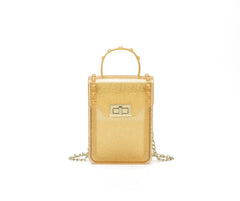 High Bling PVC Frosting Mini Shoulder Bag Phone Purse Women Jelly Bag