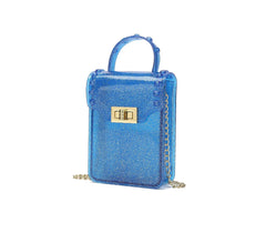 High Bling PVC Frosting Mini Shoulder Bag Phone Purse Women Jelly Bag