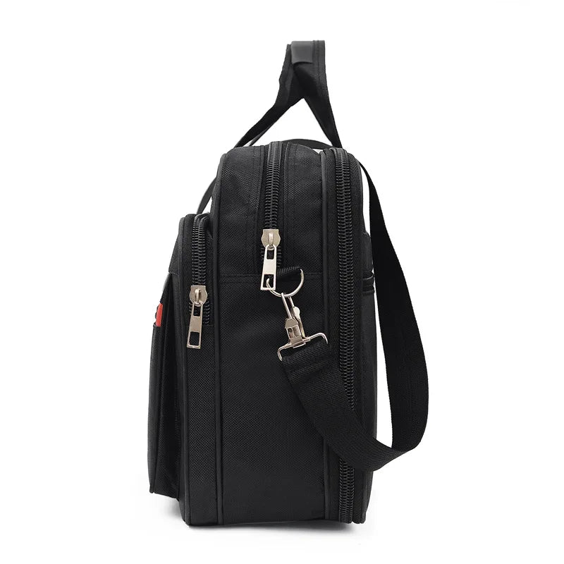 High Business Men's Briefcase Oxford Cloth Laptop Bag Horizontal Portable