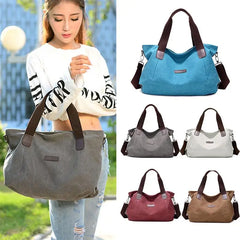 Vintage Crossbody Bag Women Handbags Canvas Shoulder Bags