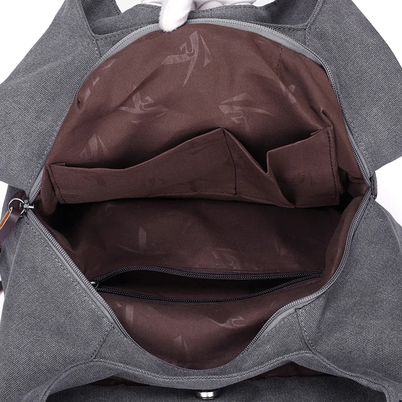 Canvas Women Handbag Casual Large Capacity Hobos Messenger Bag Female Totes