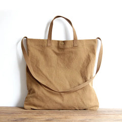 Casual Canvas Tote Bag Women Leisure Fabric Messenger Bag Female Portable